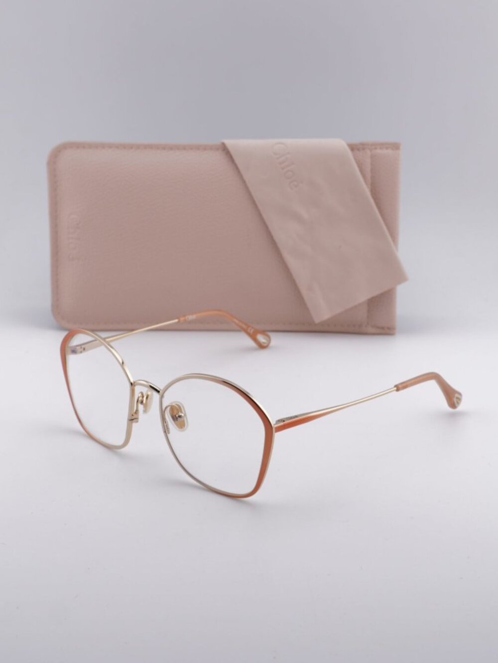 Chloe CH0017O 006 Butterfly Eyeglasses 53mm - Pink / Gold